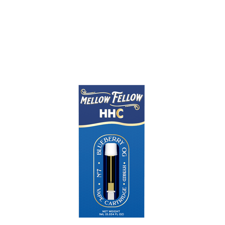 HHC 1ml Vape Cartridge - Blueberry OG (Hybrid) - Mellow Fellow