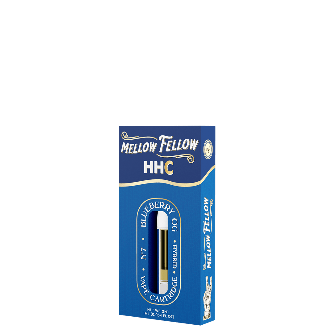 HHC 1ml Vape Cartridge - Blueberry OG (Hybrid) - Mellow Fellow