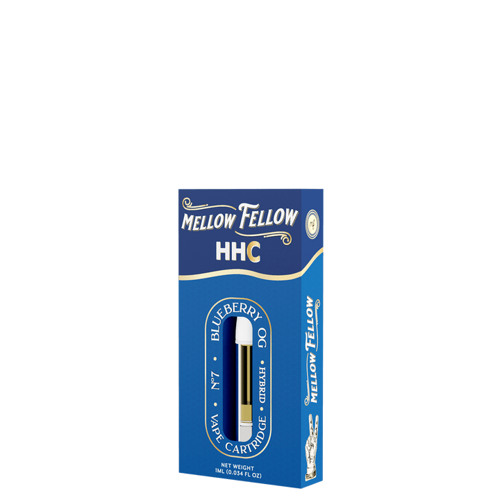 HHC 1ml Vape Cartridge - Blueberry OG (Hybrid) - Mellow Fellow