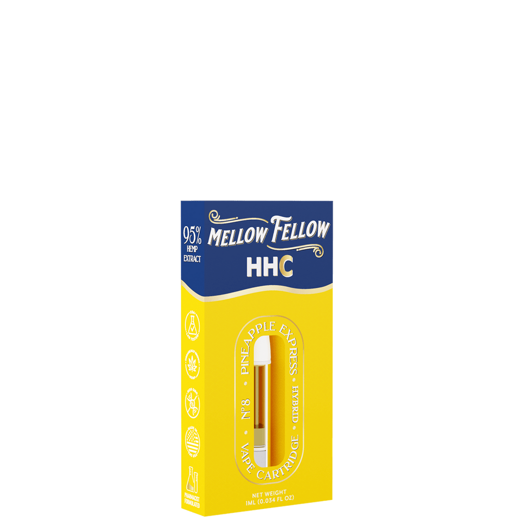 HHC 1ml Vape Cartridge - Pineapple Express (Hybrid) - Mellow Fellow