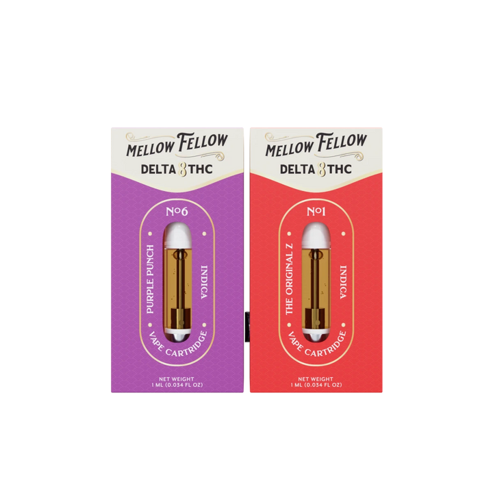 Delta 8 1ml Vape Cartridge Bundle (2 Pack) | Indica