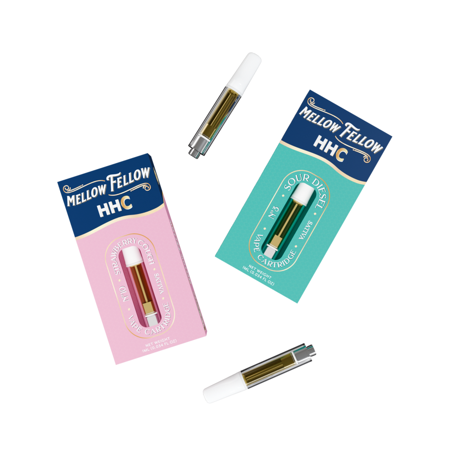 HHC 1ml Vape Cartridge Bundle (2 Pack) | Sativa - Mellow Fellow