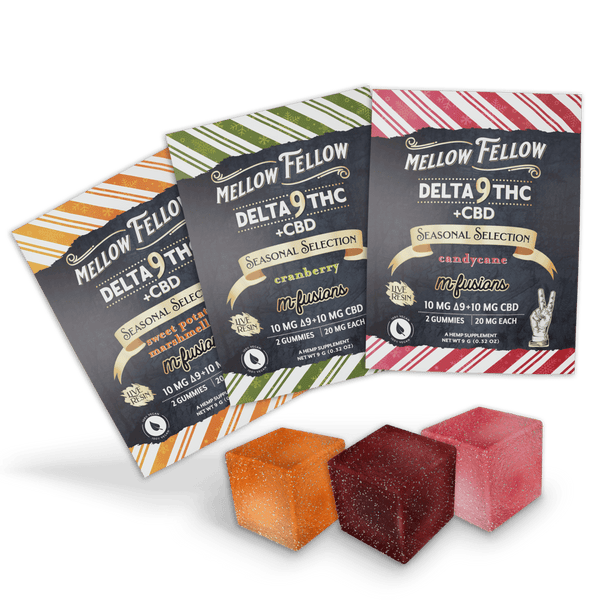 Seasonal Selection Infused Edibles - 2 ct. 40mg Live Resin Delta 9 - Sampler