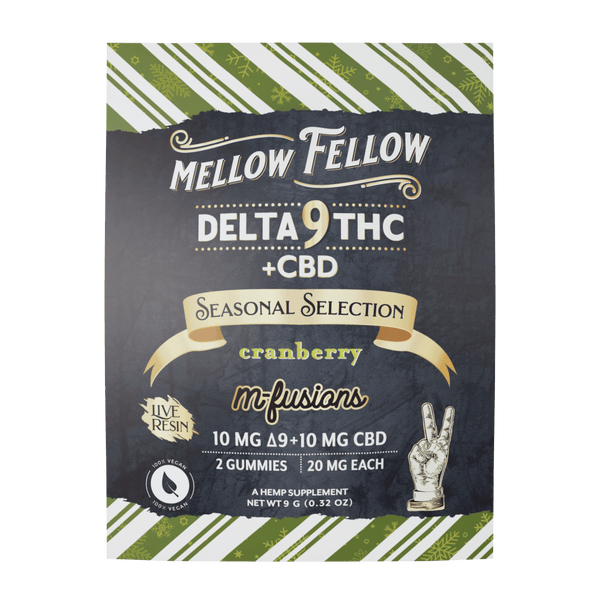 Seasonal Selection Infused Edibles - 2 ct. 40mg Live Resin Delta 9 -  Cranberry