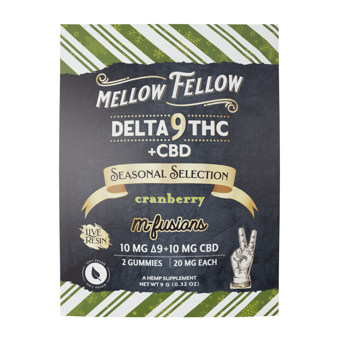 Seasonal Selection Infused Edibles - 2-cnt 40mg Live Resin Delta 9 -  Cranberry