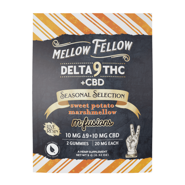 Seasonal Selection Infused Edibles - 2 ct. 40mg Live Resin Delta 9 -  Sweet Potato Marshmellow