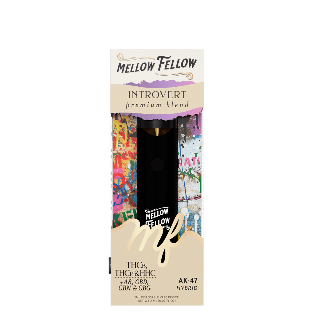 Introvert Blend 2ml Disposable Vape - AK - 47 (Hybrid) - Mellow Fellow