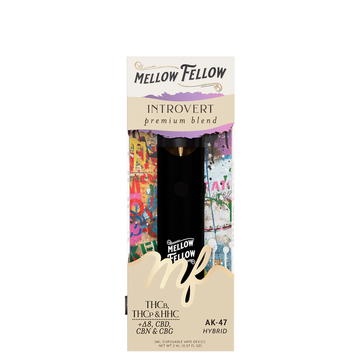 Introvert Blend 2ml Disposable Vape - AK - 47 (Hybrid) - Mellow Fellow