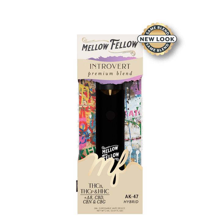 Introvert Blend 2ml Disposable Vape - AK - 47 (Hybrid) - Mellow Fellow