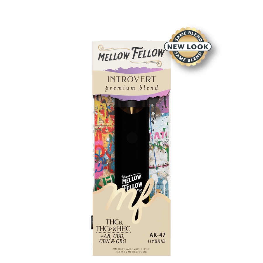 Introvert Blend 2ml Disposable Vape - AK - 47 (Hybrid) - Mellow Fellow