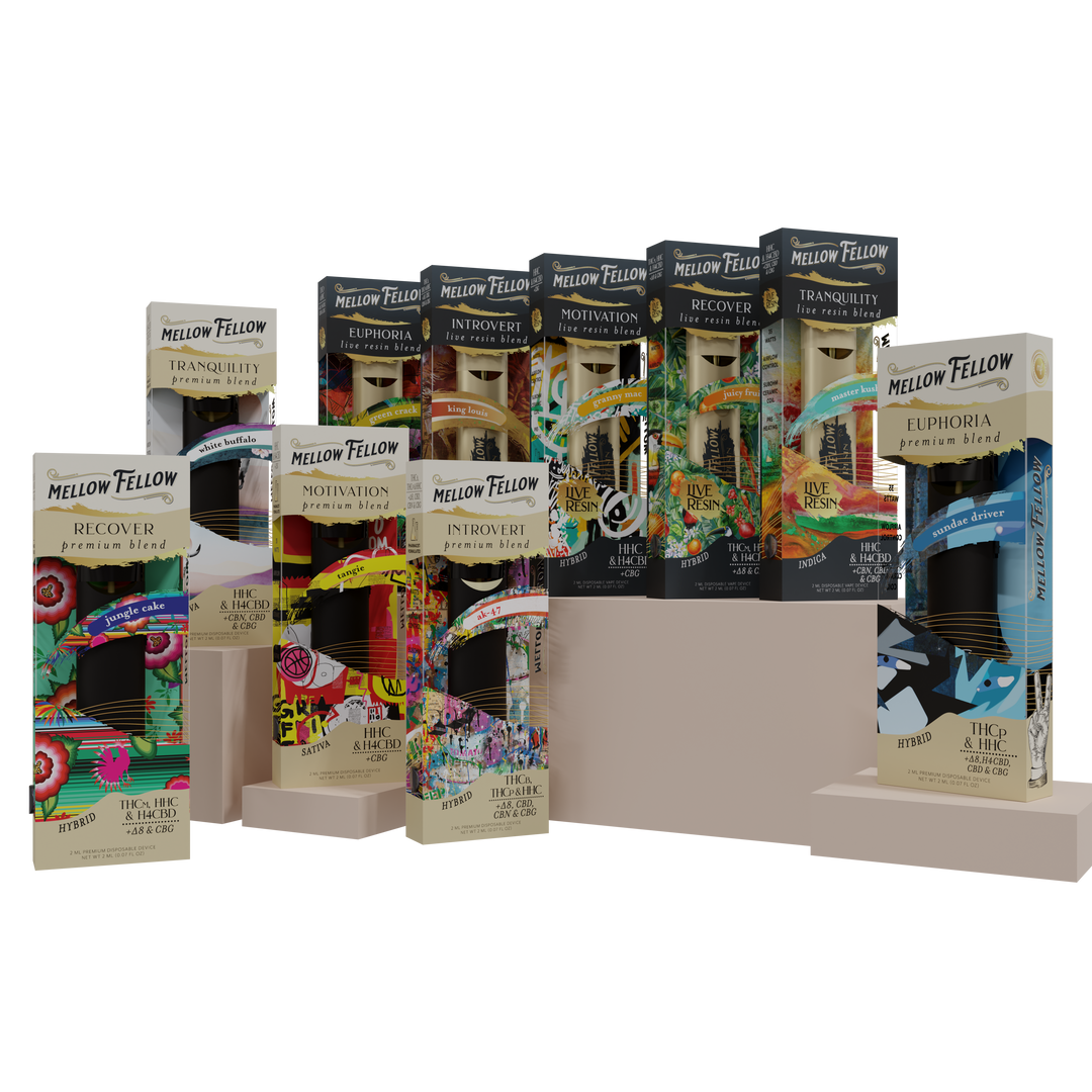 custom blends box 2ml disposable vapes 4 pack