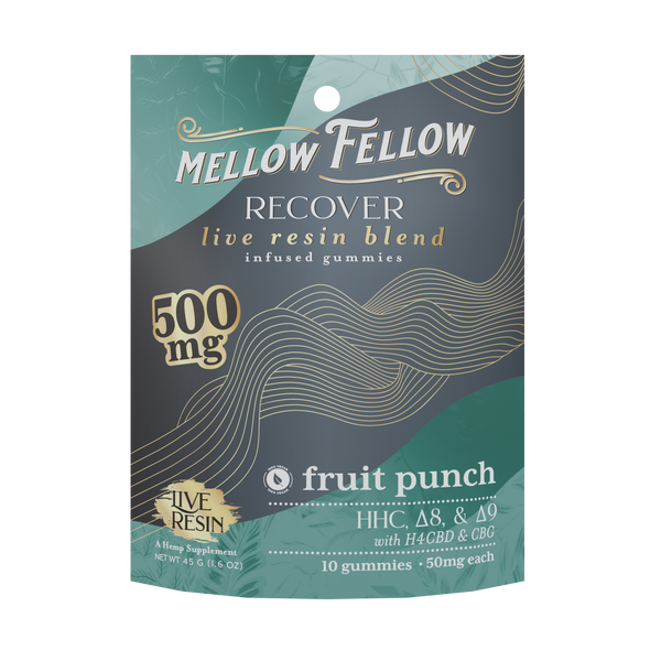 Recover Blend Live Resin M-Fusions Edibles Fruit Punch 500mg