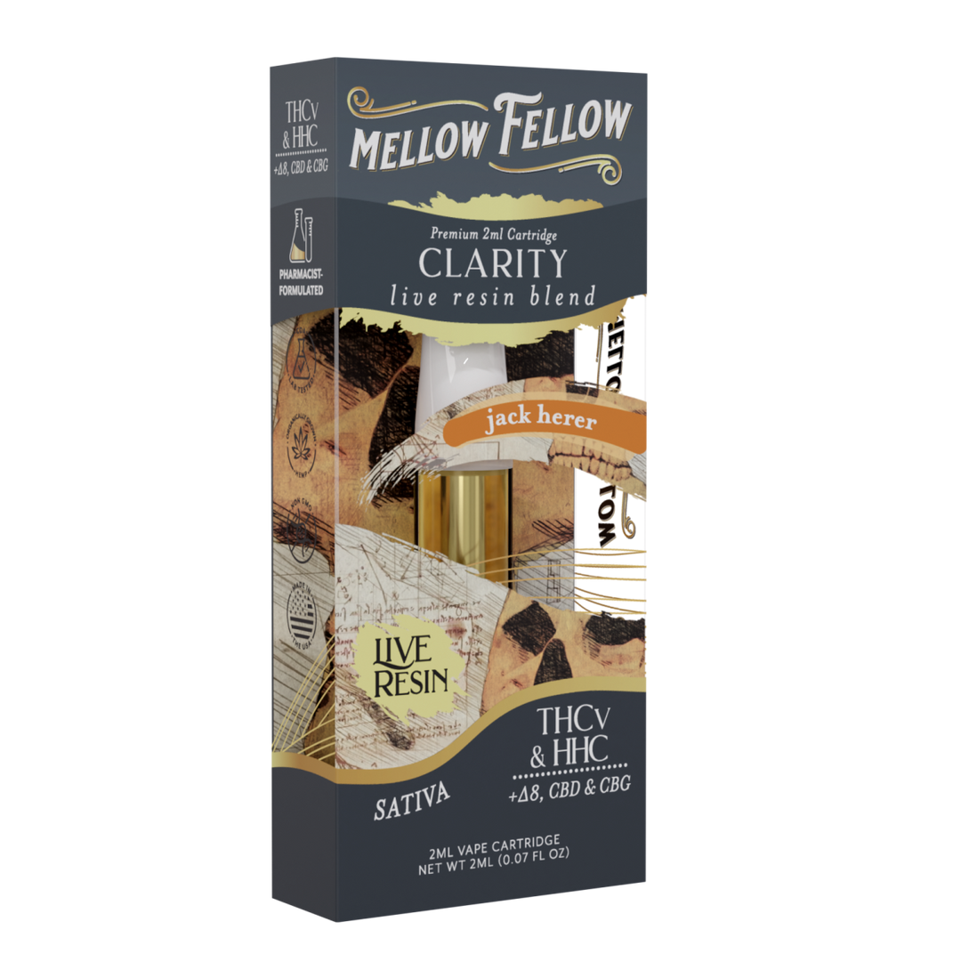 Clarity Blend 2ml Live Resin Vape Cartridge - Jack Herer (Sativa)