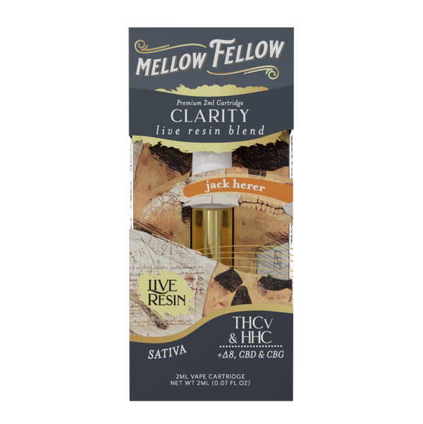 Clarity Blend 2ml Live Resin Vape Cartridge - Jack Herer (Sativa)