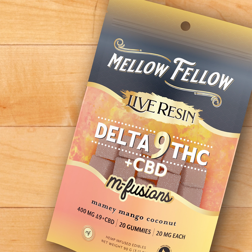 Exotic Flavor Live Resin Delta-9-THC + CBD Gummies