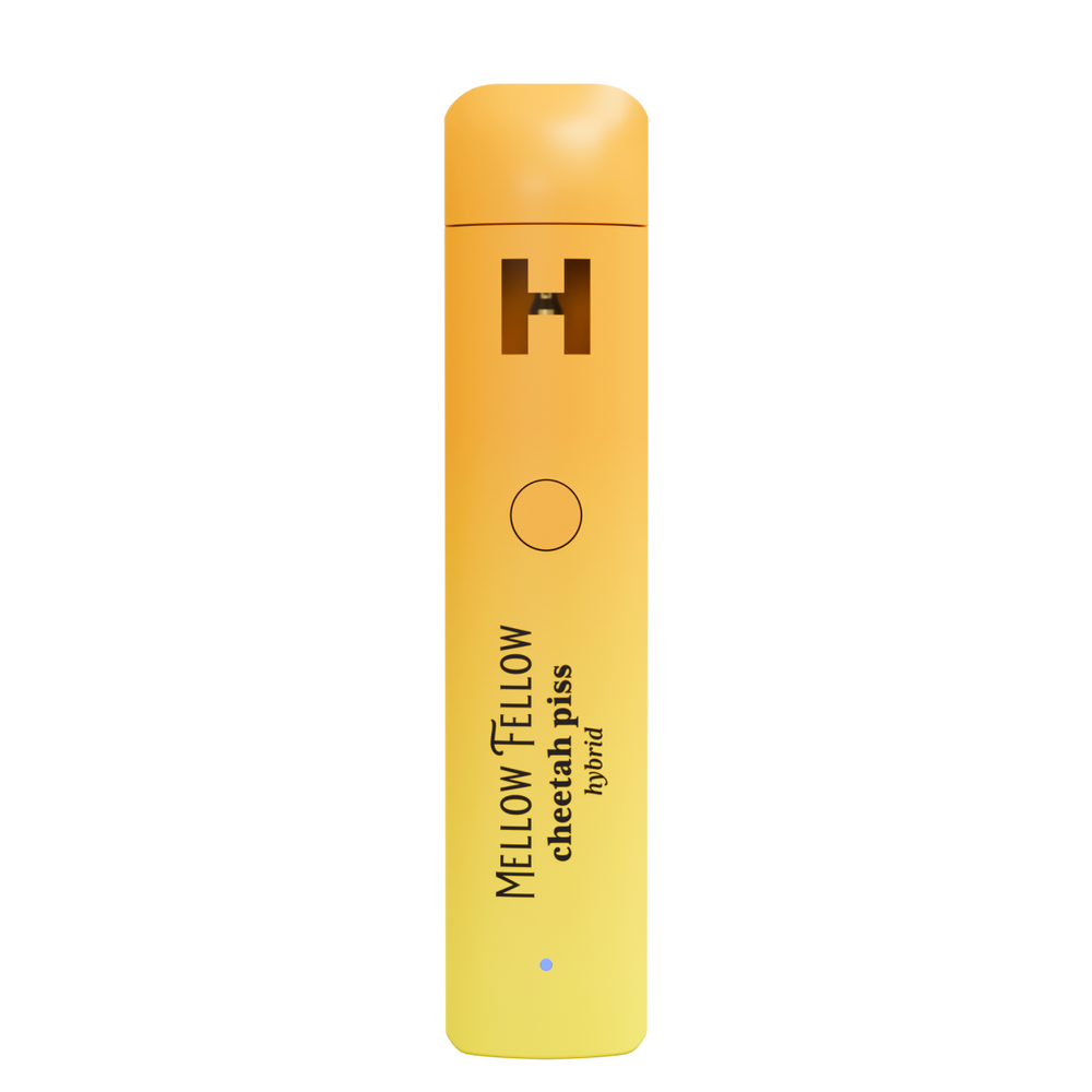 THCh 0.5g Disposable Vape - Cheetah Piss (Hybrid) - Mellow Fellow