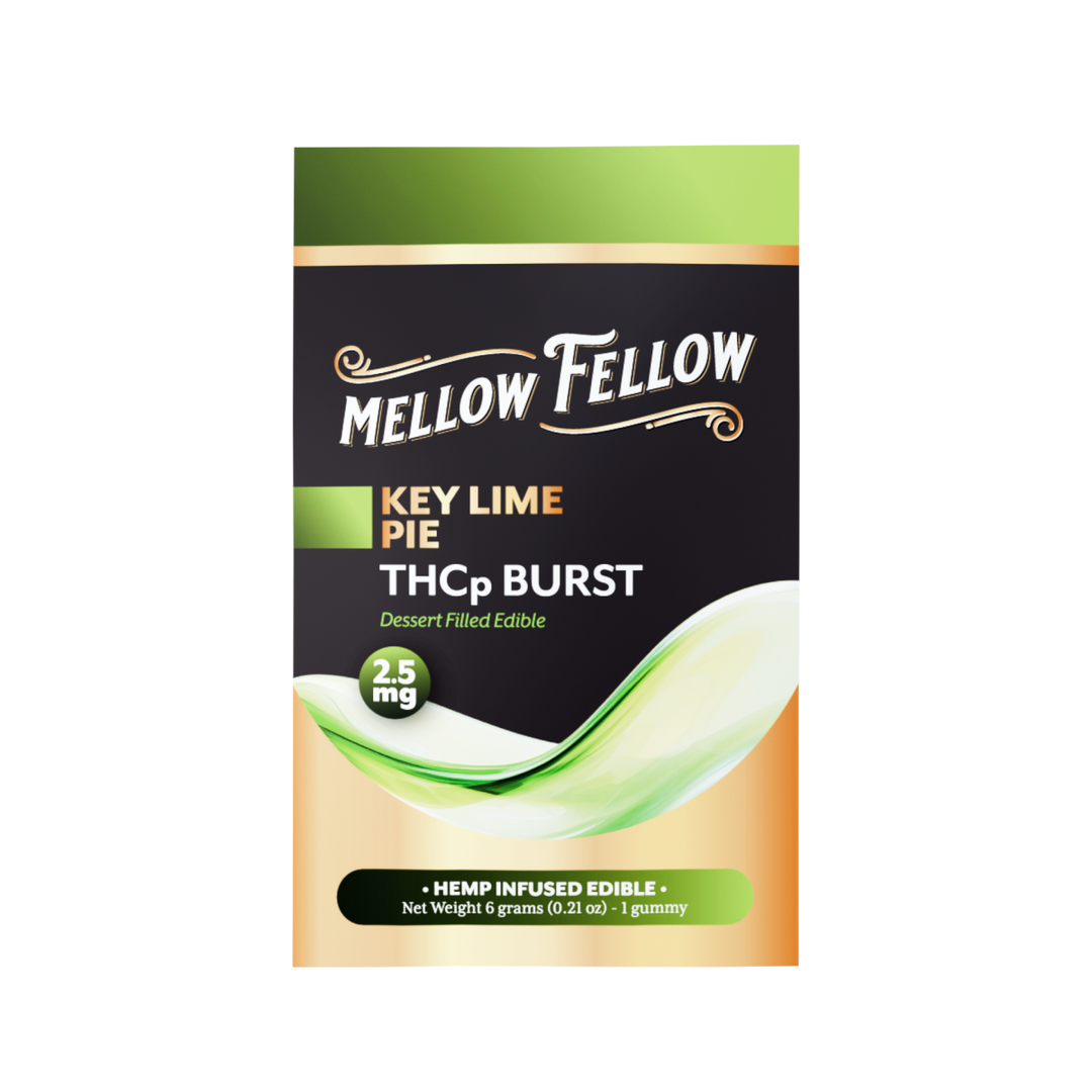 THCp Bursts Edibles - Key Lime Pie - 2.5mg - Mellow Fellow