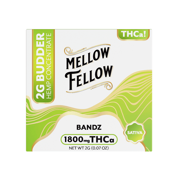 THCa 2g Budder Jar - Bandz (Sativa) - Mellow Fellow