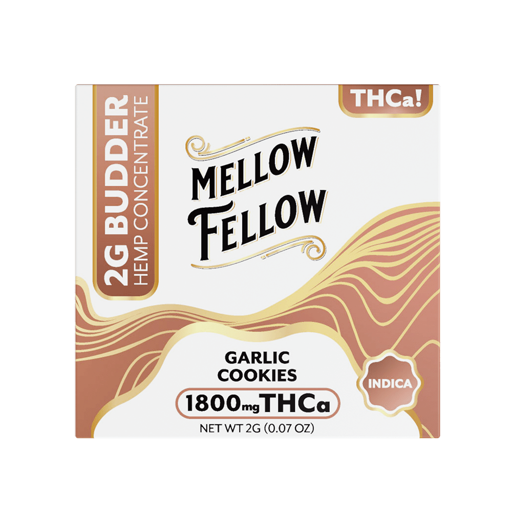 THCa 2g Budder Jar - Garlic Cookies (Indica) - Mellow Fellow