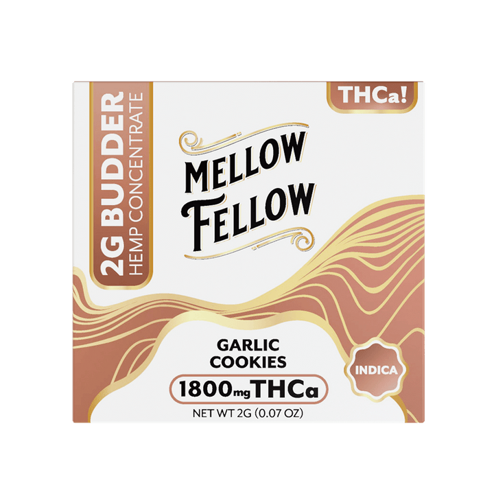 THCa 2g Budder Jar - Garlic Cookies (Indica) - Mellow Fellow