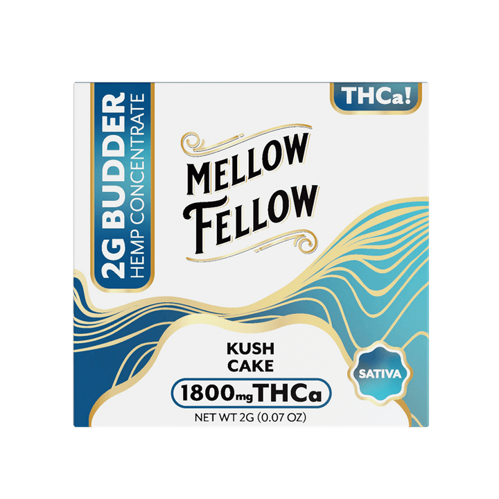 THCa 2g Budder Jar - Kush Cake (Sativa) - Mellow Fellow