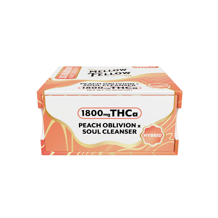 THCa 2g Budder Jar - Peach Oblivion x Soul Cleanser (Hybrid) - Mellow Fellow