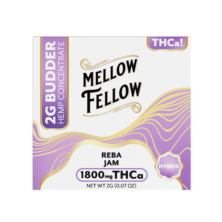 THCa 2g Budder Jar - Reba Jam (Hybrid) - Mellow Fellow