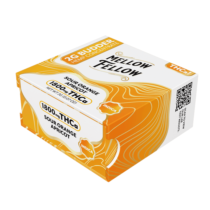 THCa 2g Budder Jar - Sour Orange Apricot (Indica) - Mellow Fellow
