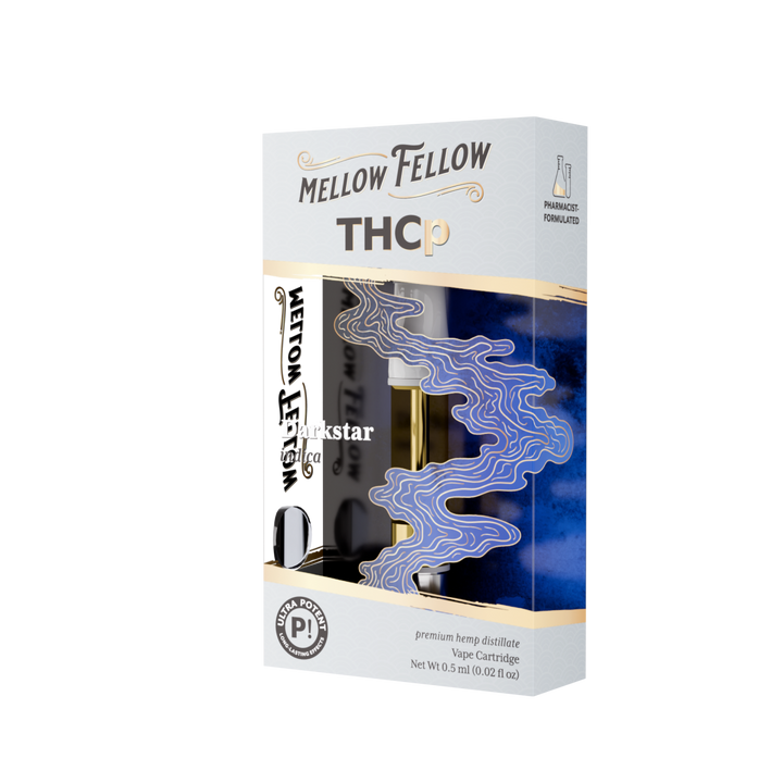 THCp 0.5ml Vape Cartridge - Darkstar (Indica) - Mellow Fellow