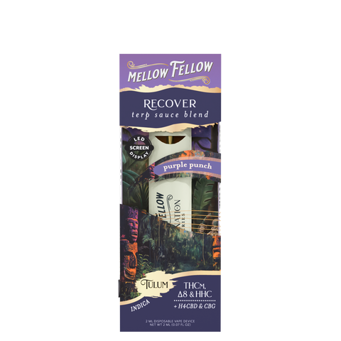 Recover Blend - Destination: Tulum - Terp Sauce 2ml Disposable Vape - Purple Punch (Indica)