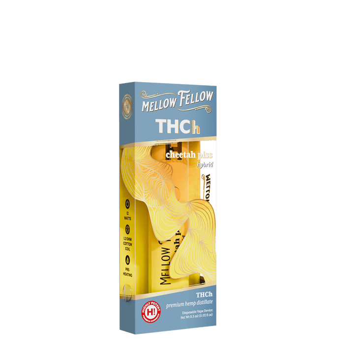 THCh 0.5g Disposable Vape - Cheetah Piss (Hybrid) - Mellow Fellow