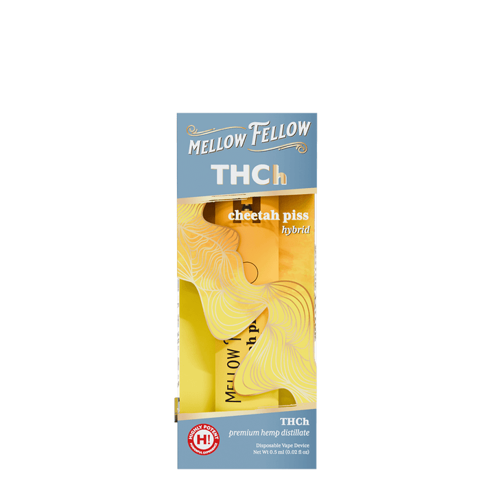 THCh 0.5g Disposable Vape - Cheetah Piss (Hybrid) - Mellow Fellow