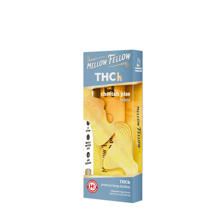 THCh 0.5g Disposable Vape - Cheetah Piss (Hybrid) - Mellow Fellow