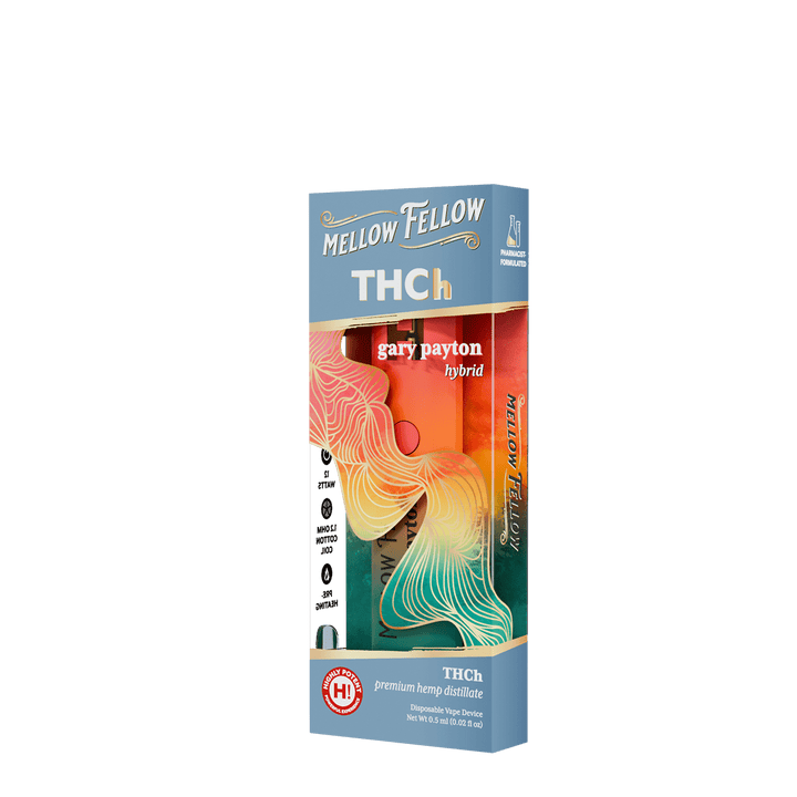 THCh 0.5g Disposable Vape - Gary Payton (Hybrid) - Mellow Fellow