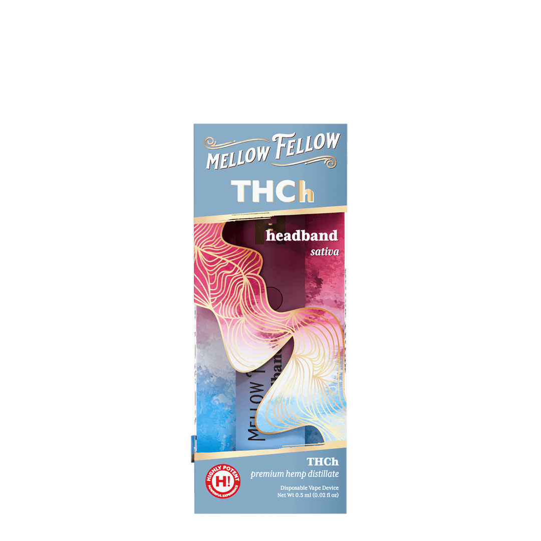 THCh 0.5g Disposable Vape - Headband (Sativa) - Mellow Fellow