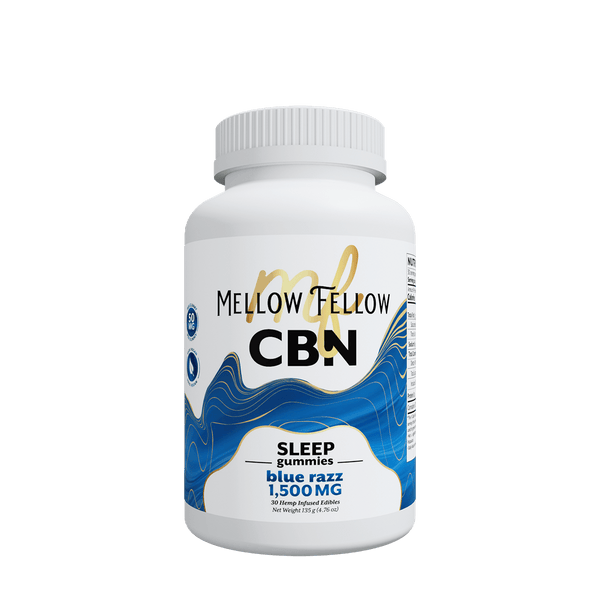 Sleep CBN Gummies - 1500mg - Blue Razz