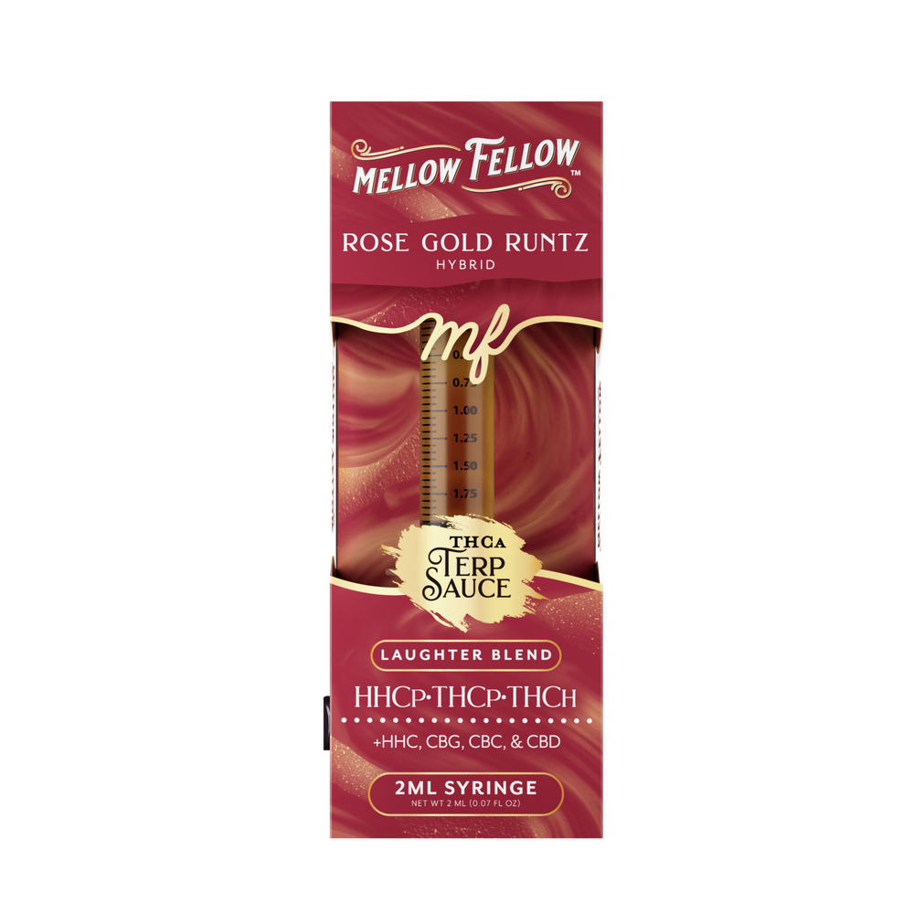 Laughter Blend - Terp Sauce 2ml Syringe - Rose Gold Runtz (Hybrid)