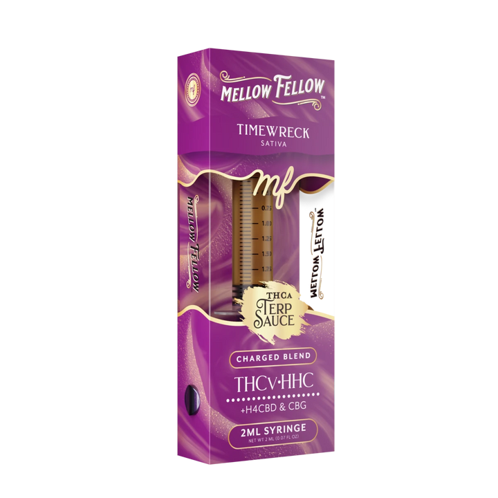 Charged Blend - Terp Sauce 2ml Syringe - Timewreck (Sativa) - Mellow Fellow