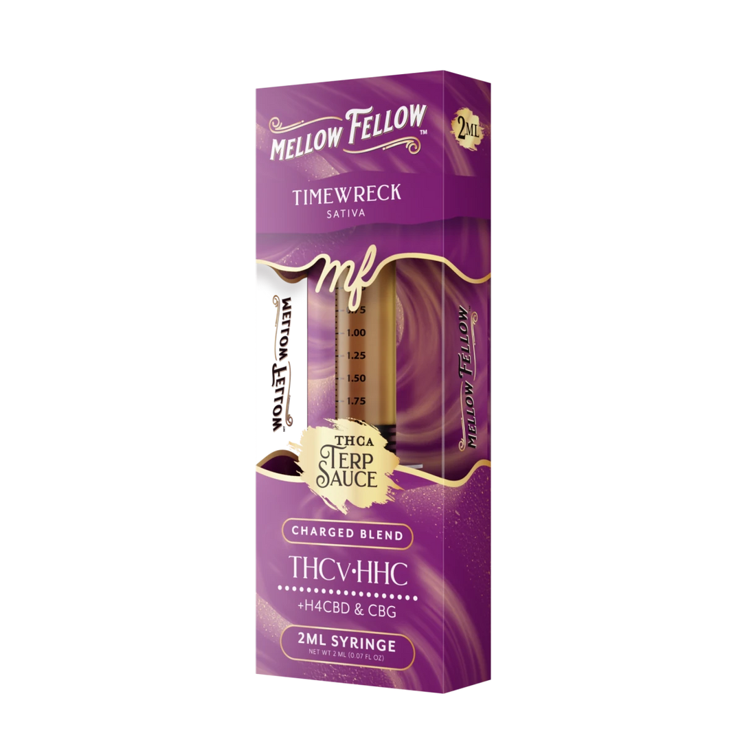Charged Blend - Terp Sauce 2ml Syringe - Timewreck (Sativa) - Mellow Fellow