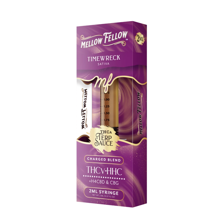 Charged Blend - Terp Sauce 2ml Syringe - Timewreck (Sativa) - Mellow Fellow