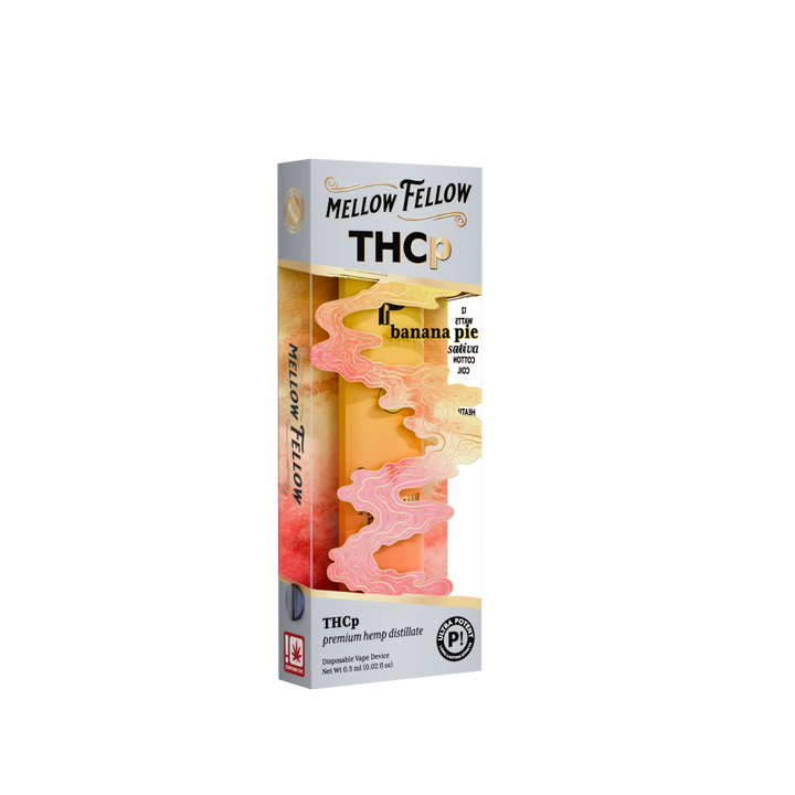 THCp 0.5g Disposable Vape - Banana Pie (Sativa) - Mellow Fellow