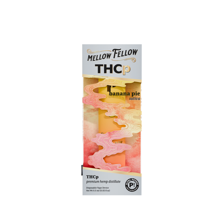 THCp 0.5g Disposable Vape - Banana Pie (Sativa) - Mellow Fellow