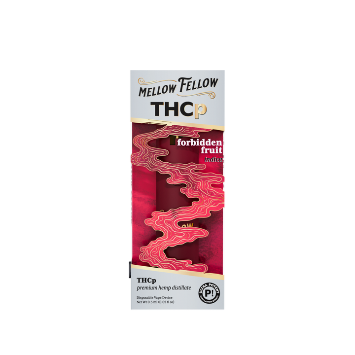 THCp 0.5g Disposable Vape - Forbidden Fruit (Indica) - Mellow Fellow