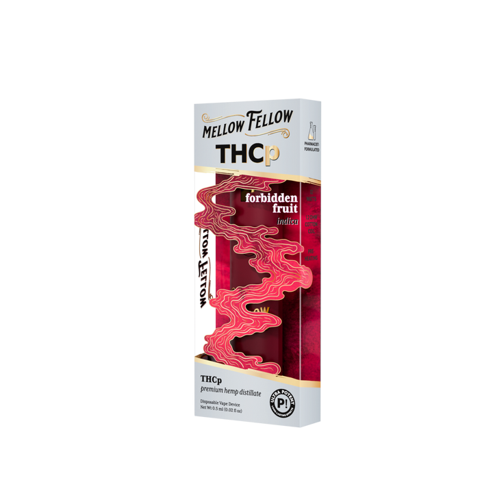 THCp 0.5g Disposable Vape - Forbidden Fruit (Indica) - Mellow Fellow