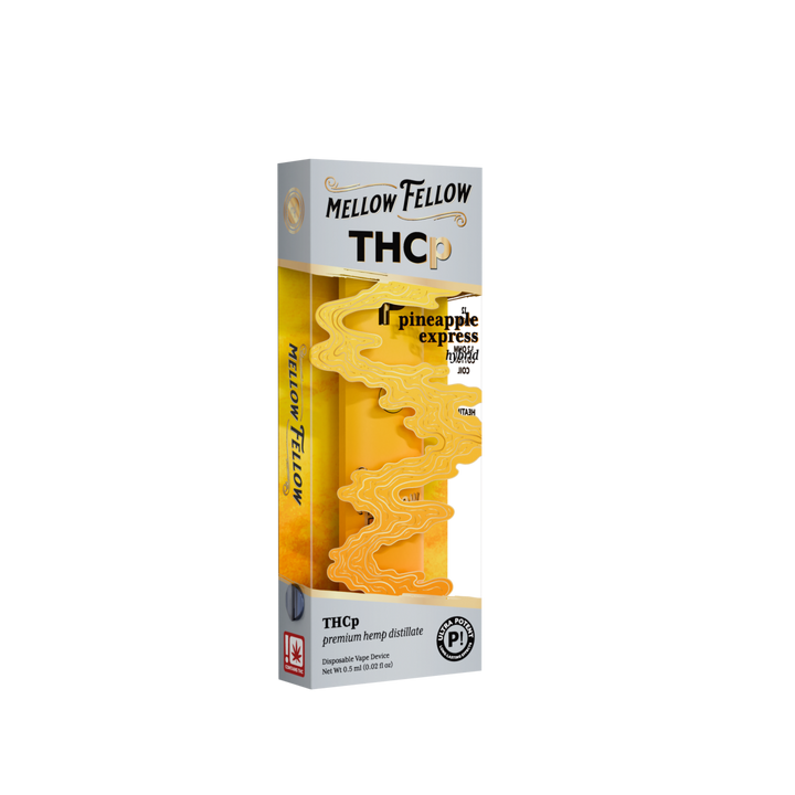 THCp 0.5g Disposable Vape - Pineapple Express (Hybrid) - Mellow Fellow