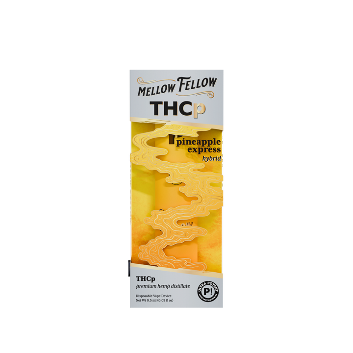 THCp 0.5g Disposable Vape - Pineapple Express (Hybrid) - Mellow Fellow