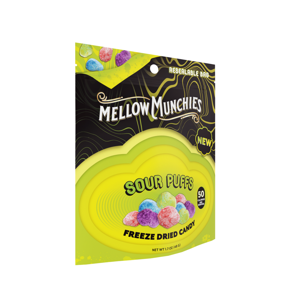 Sour Puffs Freeze Dried Candy - Mellow Fellow