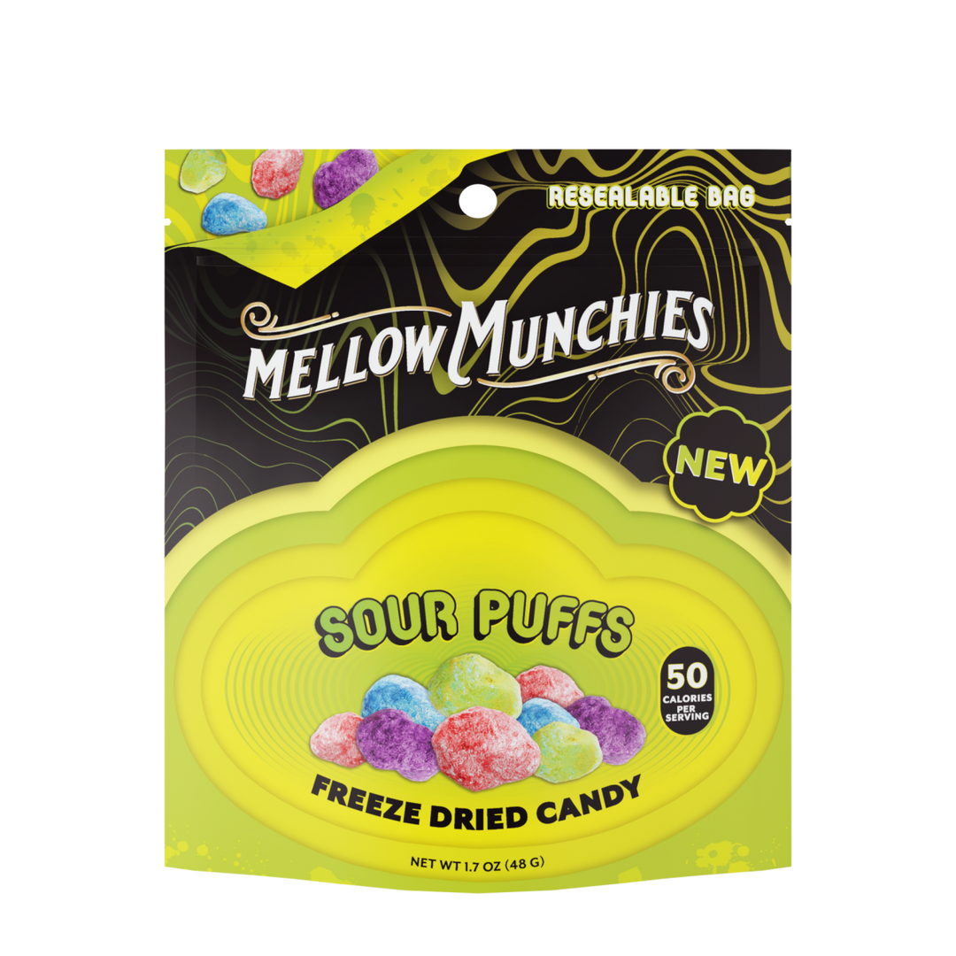 Sour Puffs Freeze Dried Candy - Mellow Fellow