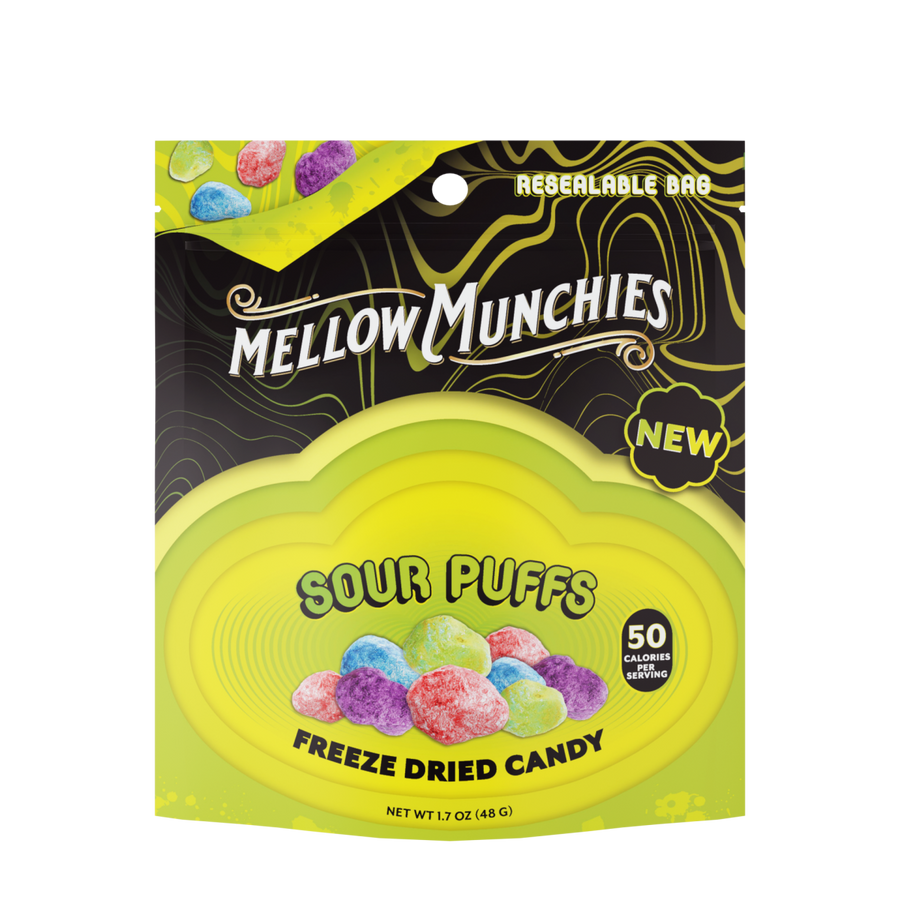 Sour Puffs Freeze Dried Candy - Mellow Fellow