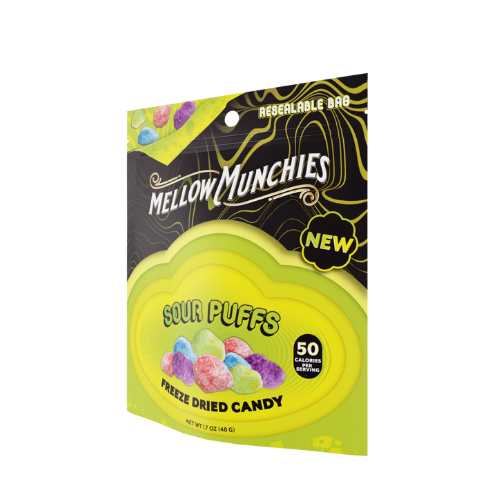 Sour Puffs Freeze Dried Candy - Mellow Fellow